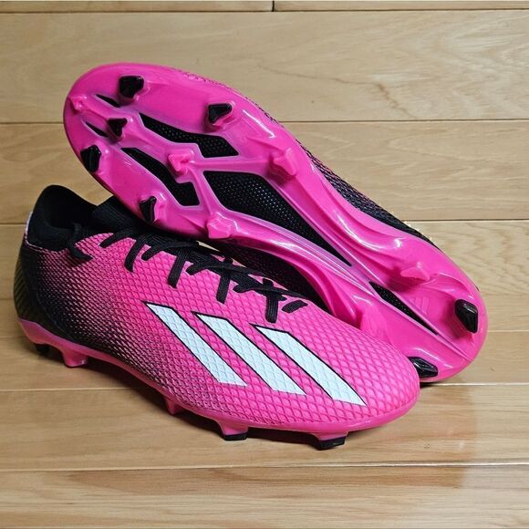 Adidas X Speedportal.3 FG Pink Black Soccer Cleats Shoe Mens GZ5076 - Picture 6 of 14